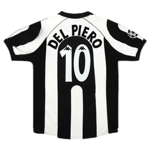 1997-98 Juventus Del Piero #10 Retro Jersey Home