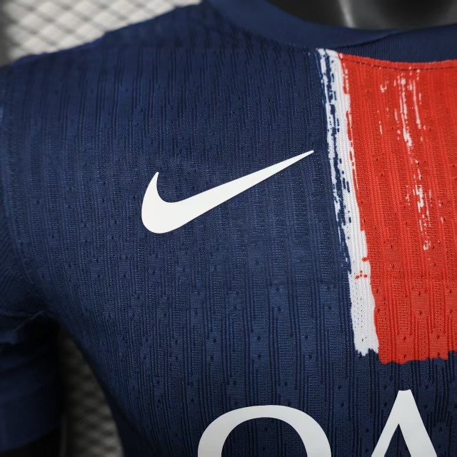 Champions of Europe Soccer Jersey PSG Home Shirt Player Version 2024-25