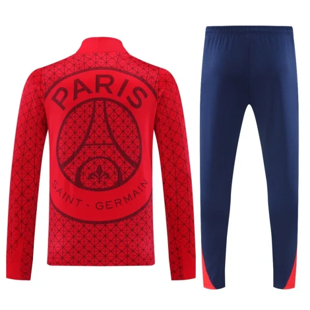 25-26 PSG Training Kit (sweatshirt+Pants) Red