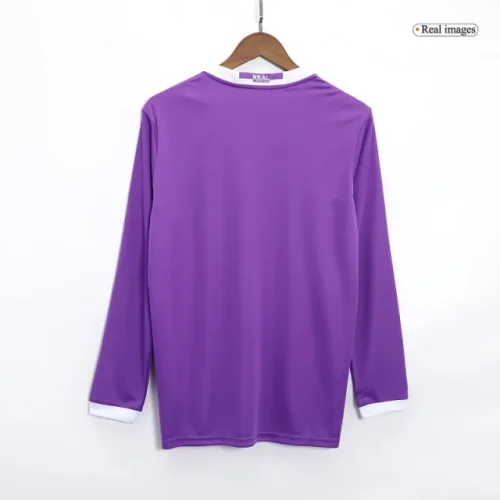 16-17 Real Madrid Retro Long Sleeve Jersey Away