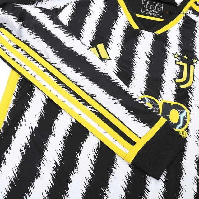 2023-24 Juventus Home Long Sleeve Jersey