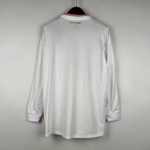 2013/14 Real Madrid Retro Jersey Home Long Sleeve