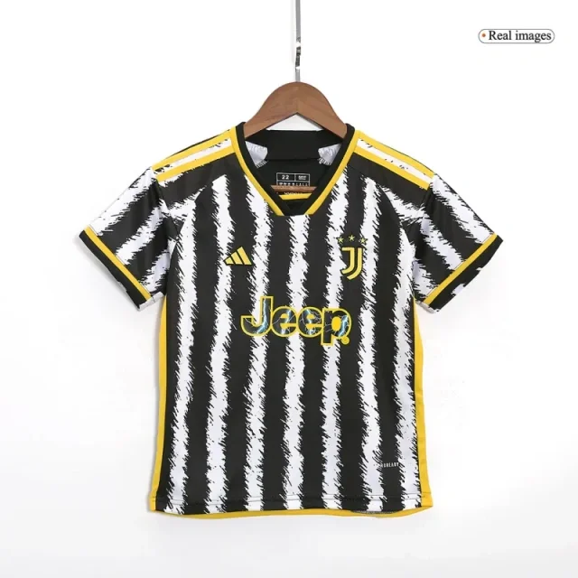 2023-24 Kids Juventus Home Jersey Kit