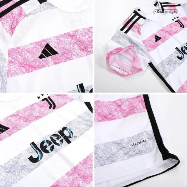2023-24 Kids Juventus Away Kit Jersey+Short