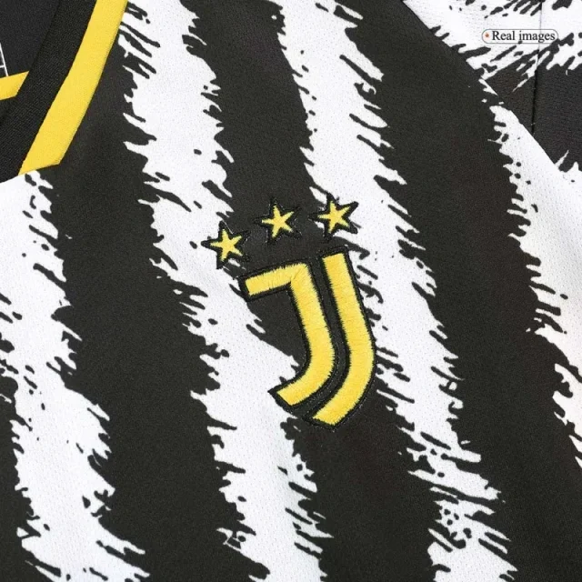 2023-24 Kids Juventus Home Jersey Kit
