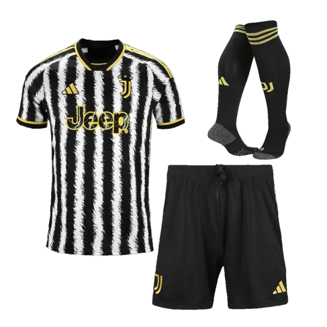 2023-24 Juventus Home Whole Kit(Jersey+Shorts+Socks)