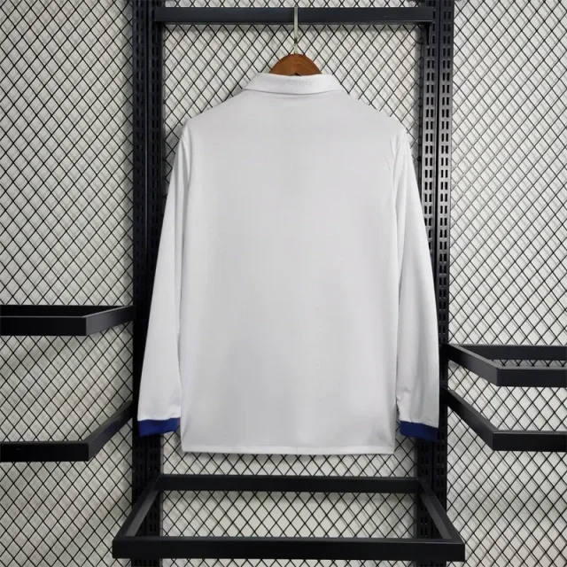 2016/17 Real Madrid Retro Long Sleeve Home Jersey