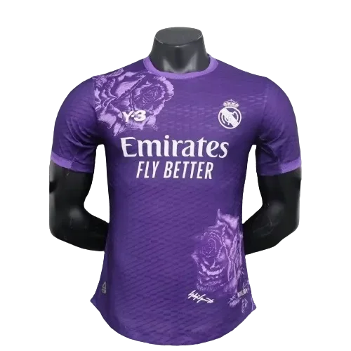 2023-24 Real Madrid Y-3 Fourth Jersey Purple Player Version