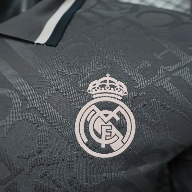 24-25 Real Madrid Third Away Soccer Jersey Player Version Long Sleeve