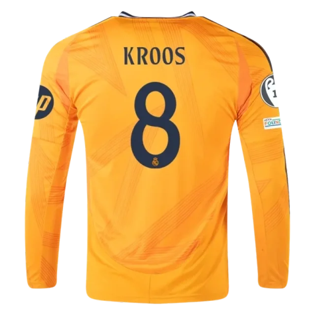 24-25 Real Madrid Away Soccer Jersey Long Sleeve