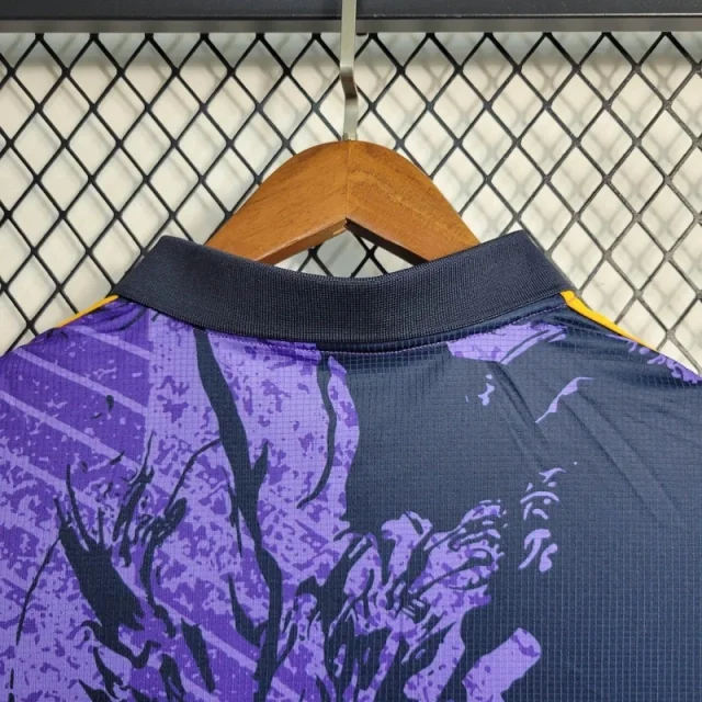 23-24 Real Madrid Chinese Dragon Purple Football Shirt