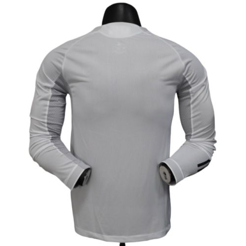 Real Madrid Home Soccer Jersey Player Version Shirt Long Sleeve 25-26