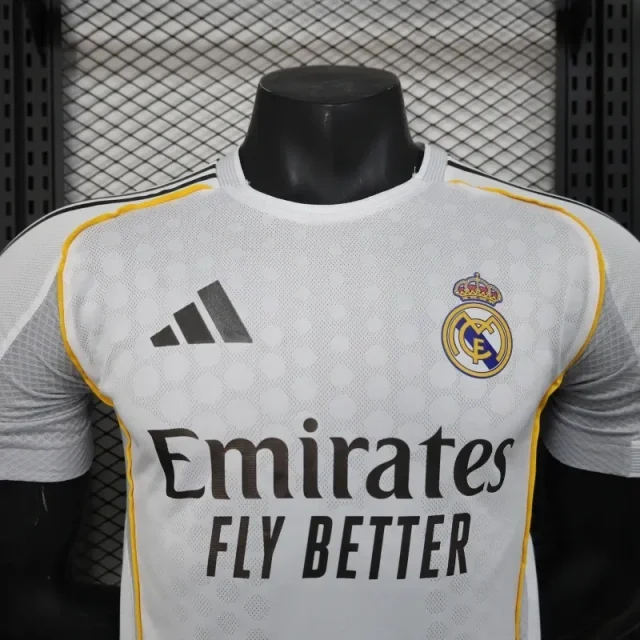 2025-26 Real Madrid Home Soccer Jersey Player Version Shirt