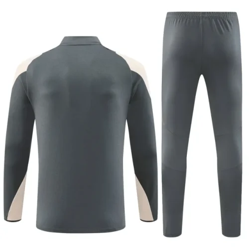 Real Madrid Zipper Sweatshirt Kit(Top+Pants) 2024-25