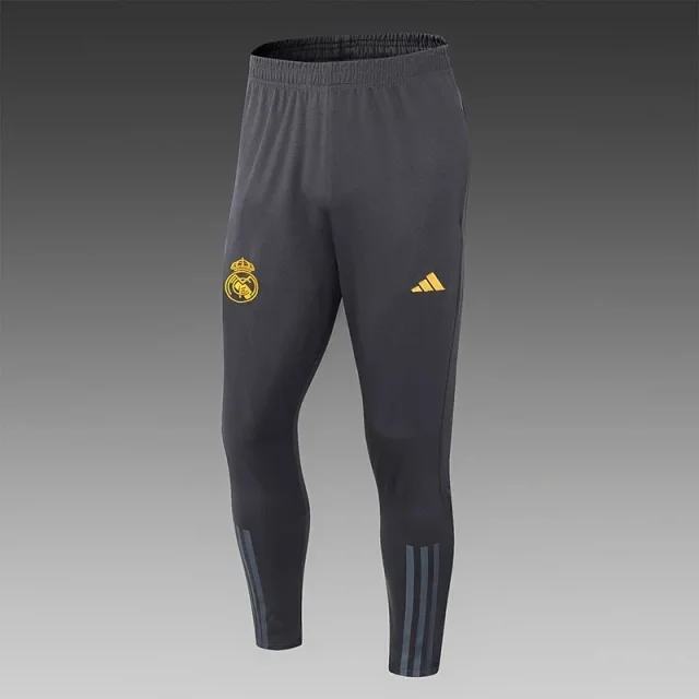 23-24 Real Madrid Half-Pull Training Suit Grey Football Shirt