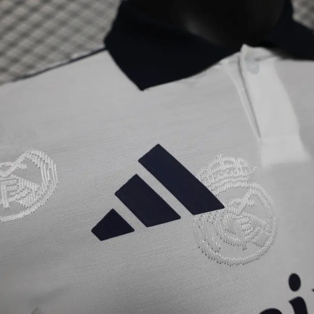 2025-26 Real Madrid Men's Polo Shirt White