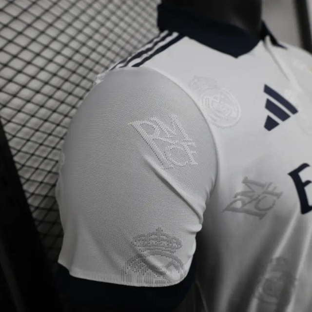2025-26 Real Madrid Men's Polo Shirt White