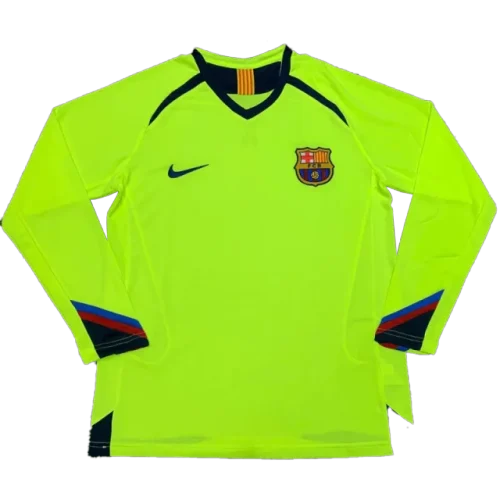 2005/06 Barcelona Retro Jersey Away Long Sleeve