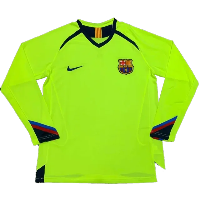 2005/06 Barcelona Retro Jersey Away Long Sleeve