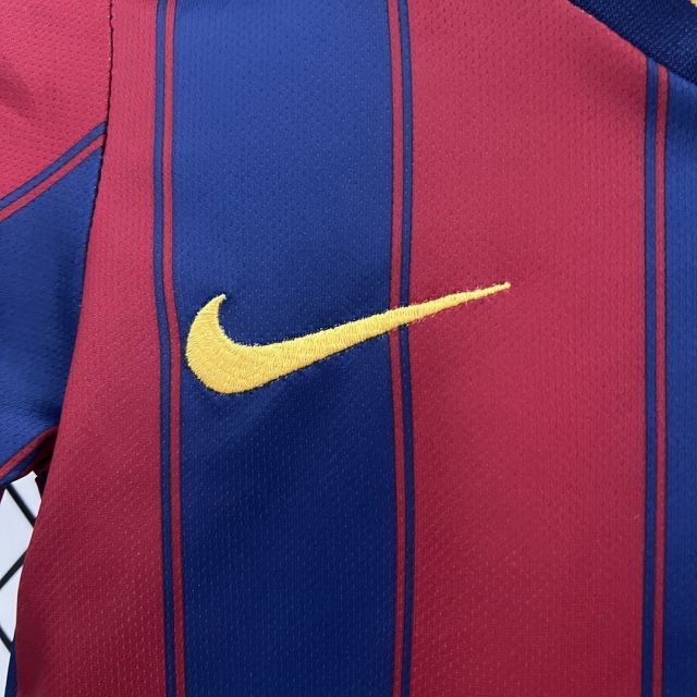 09-10 Barcelona Home Retro Kids Football Jersey Kit