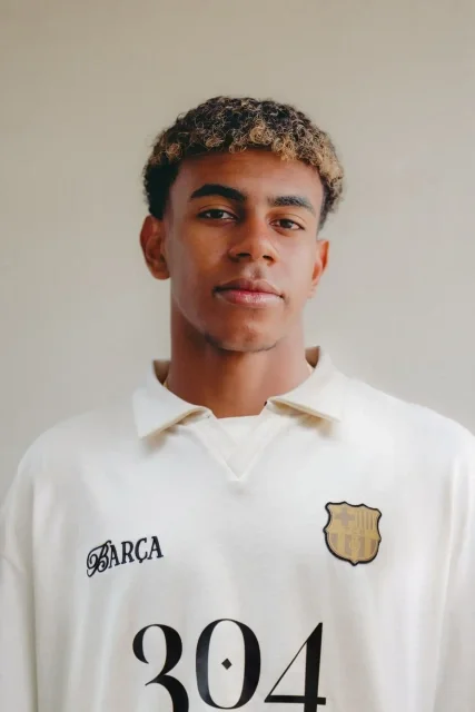 Barcelona Lamin Yamal commemorative white 304 POLO Shirt 24-25