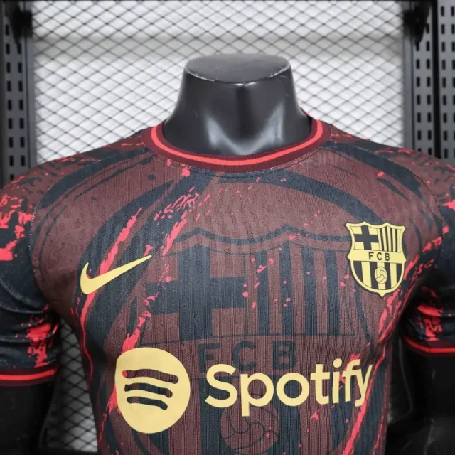 24-25 Barcelona Red Special Edition Player Version Shirt Soccer Jersey