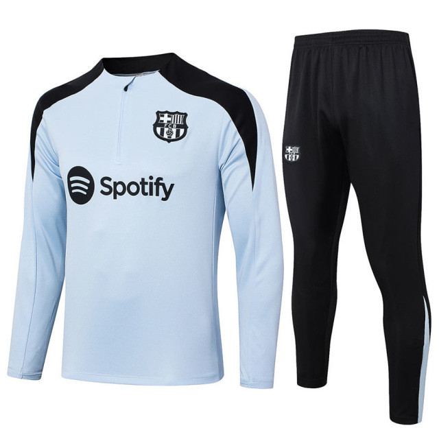 24-25 Barcelona Long Sleeve Training Suit Football Shirts