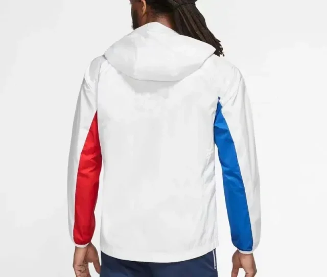 23-24 Barcelona Jersey Windbreaker White