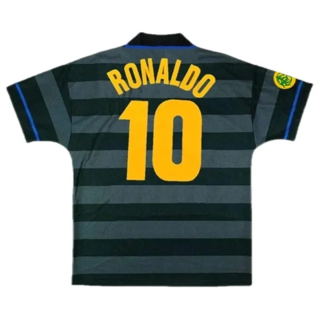 97-98 Inter Milan Ronaldo #10 Retro Jersey Europa League Away