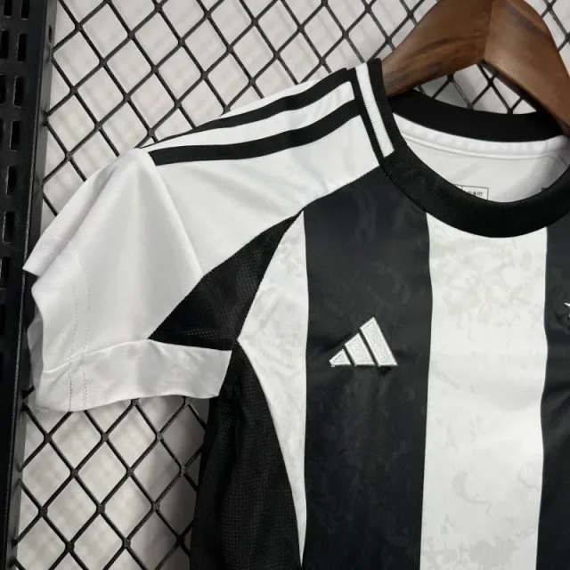 24-25 Juventus Home Soccer Kids Kit Jersey+Shorts