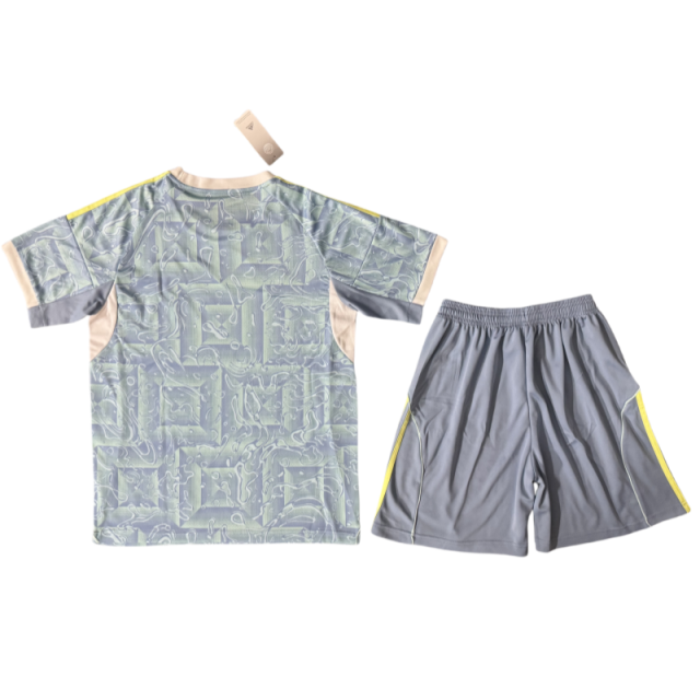 Copy Juventus Third Away Kids Football Shirt Kit 25-26 Fan Version