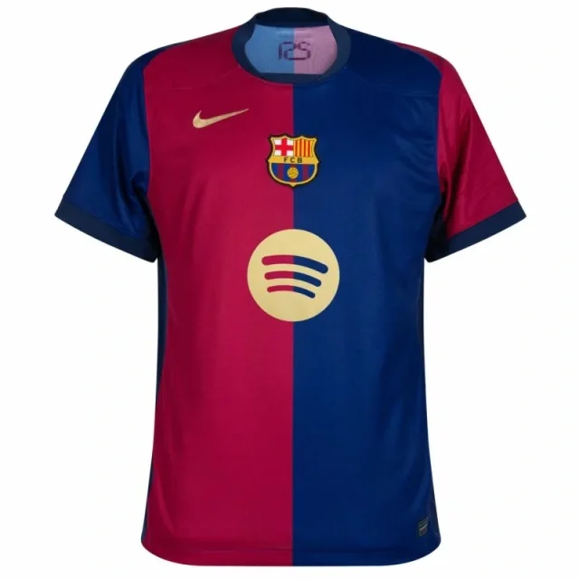 Barcelona Home Lamine Yamal 19 Shirt (La Liga) 2024-2025 player Version Size S-4XL