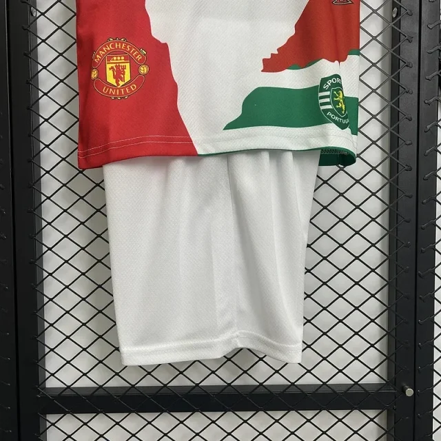 Cristiano Ronaldo Commemorative Edition Kids Kits Jersey+Shorts