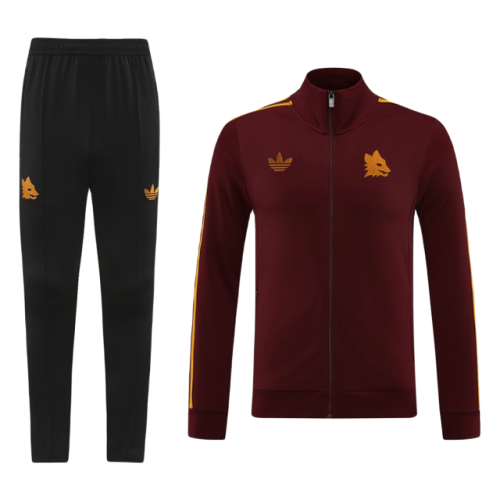 Roma long sleeve football jersey training sportswear 24-25