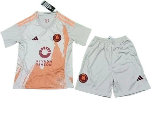 2024-25 Kids Serie A Roma Club Away Jersey Kit