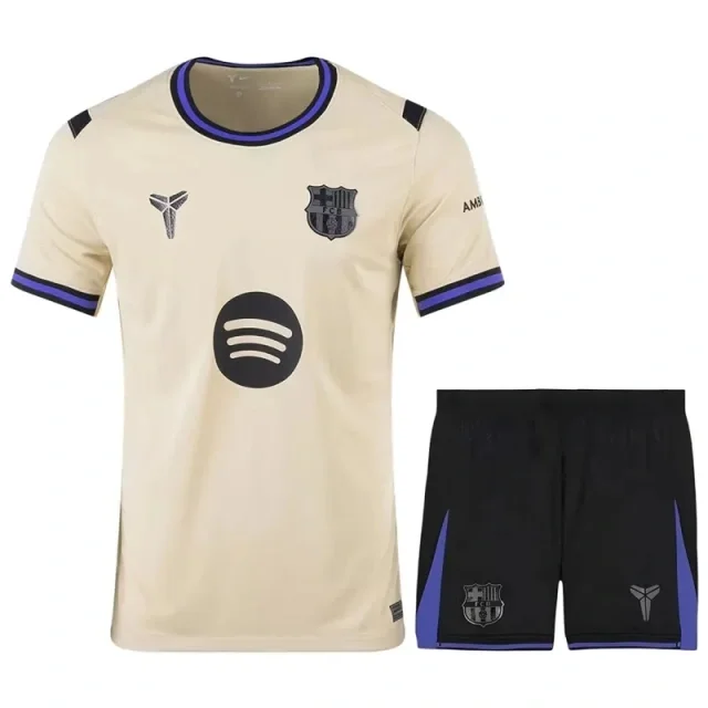 Barcelona Away Football jersey 2025-26 kit Fan Version Jersey+Shorts