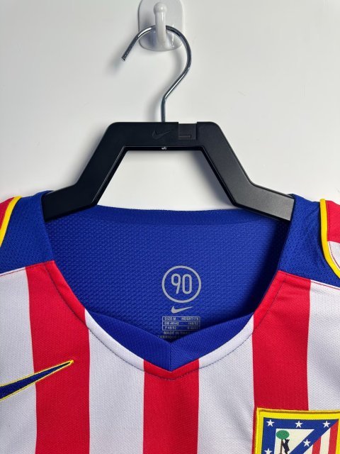 Atletico Madrid Retro Home Soccer Jersey Long Sleeve 2004-05