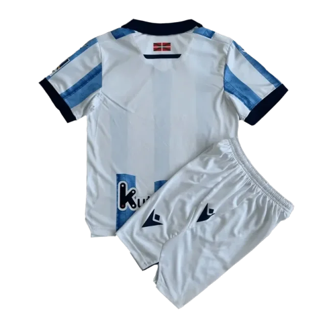 Kids Real Sociedad 2023/24 Home Kit Jersey+Shorts