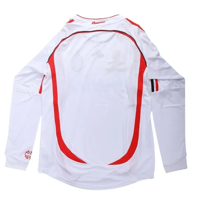06-07 AC Milan UCL Final Retro Jersey Away Long Sleeve