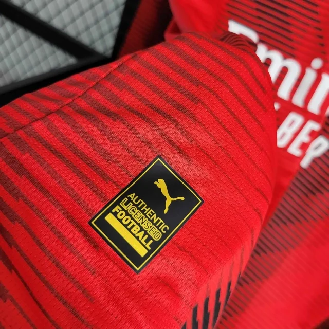 23-24 AC Milan Home Long Sleeve Jersey
