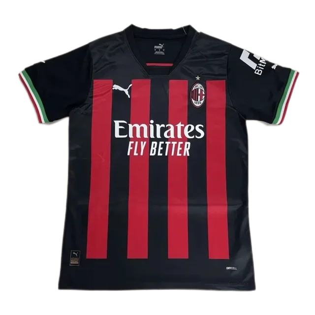 22-23 AC Milan Soccer Jersey Home Replica