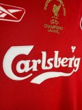 2004-2005 LIV Home Long sleeves Retro Soccer Jersey