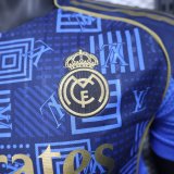 25-26 RMA Blue Special Edition Player Version Soccer Jersey