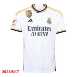 23-24 RMA Home Long Sleeve Player Version Soccer Jersey