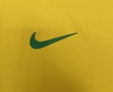 2002 Brazil Home Long sleeves Retro Soccer Jersey 