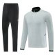 25-26 High Quality Half Pull Tracksuit— Grey灰色