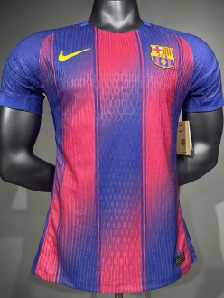 25-26 BAR Home Player Version Soccer Jersey*空白版