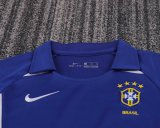 2002 Brazil Away Retro Kids Soccer Jersey