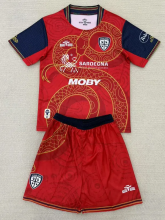 25-26 Cagliari Red Special Edition Kids Soccer Jersey
