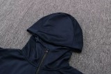 22-23 PSG Royal blue Hoodie Jacket Tracksuit#F405